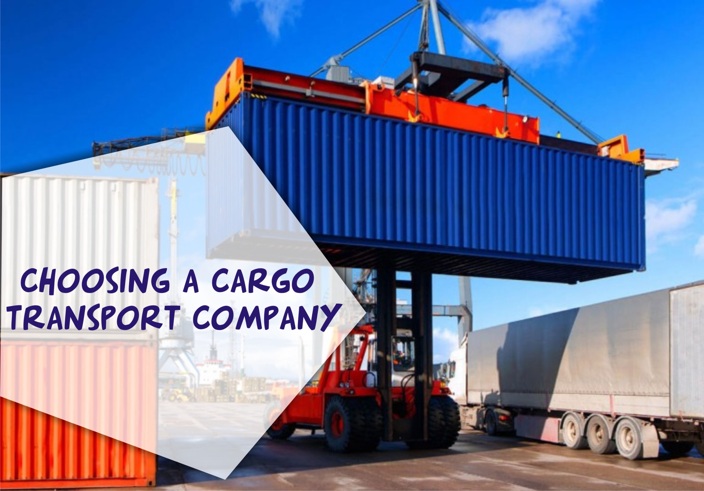 Tips on how to choose cargo transport company